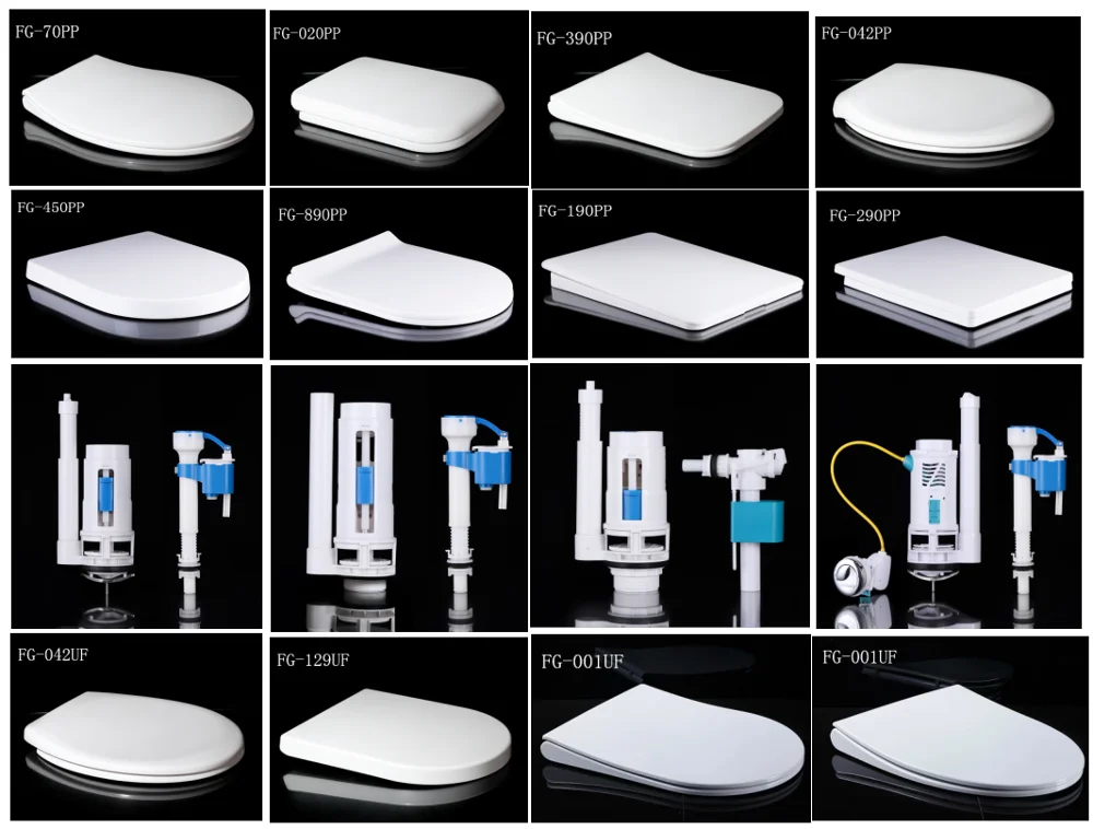Heavy Duty Soft Close Quick Release Dshaped White Uf (ureaformaldehyde) Toilet Seat Cover