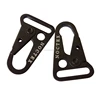 Custom Imprint Logo Alloy Sling HK Clips Spring Gate Snap Olecranon Hook Webbing Strap Buckles