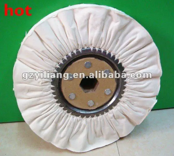 Yardwe 2 UNIDS 6 pulgadas 150mm V/ástago Abrasivo Rueda de Tela Pulido Pulido Juego de Ruedas Para Herramienta Rotativa