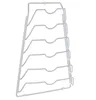 Multifunction All Wall Cabinet Door Mounted Lid Holder Metal Wall Pot Lid Rack