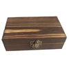 Classic wood box for wine and weapon