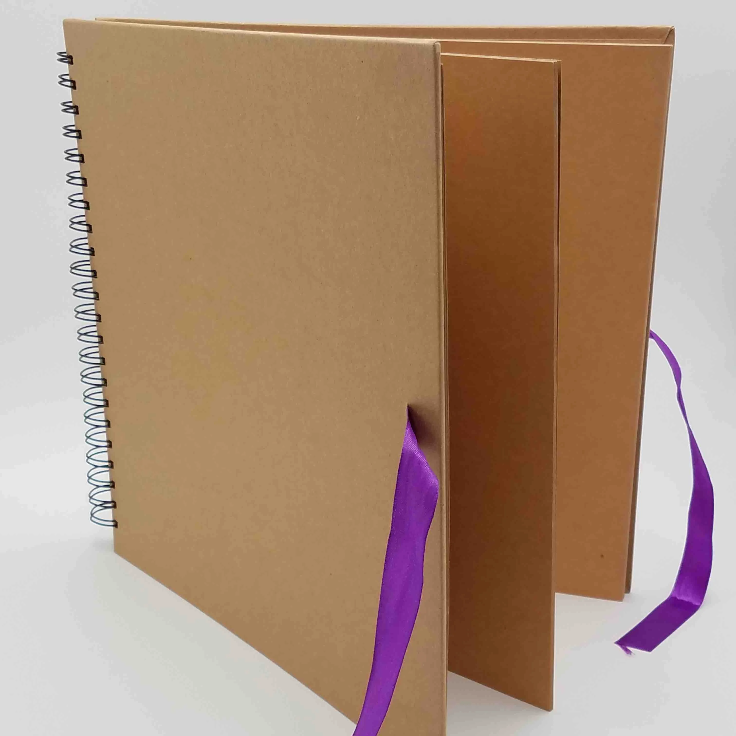 Hardcover Scrapbook Photo Album With Kraft Blank Inner Page,40 Sheets