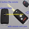 new type Ac 2 button flip remote key shell (HO58R blade)