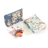 Fashion Women Travel Waterproof Cotton Flower Printing Cosmetic Makeup Bag/Case /Pouch
