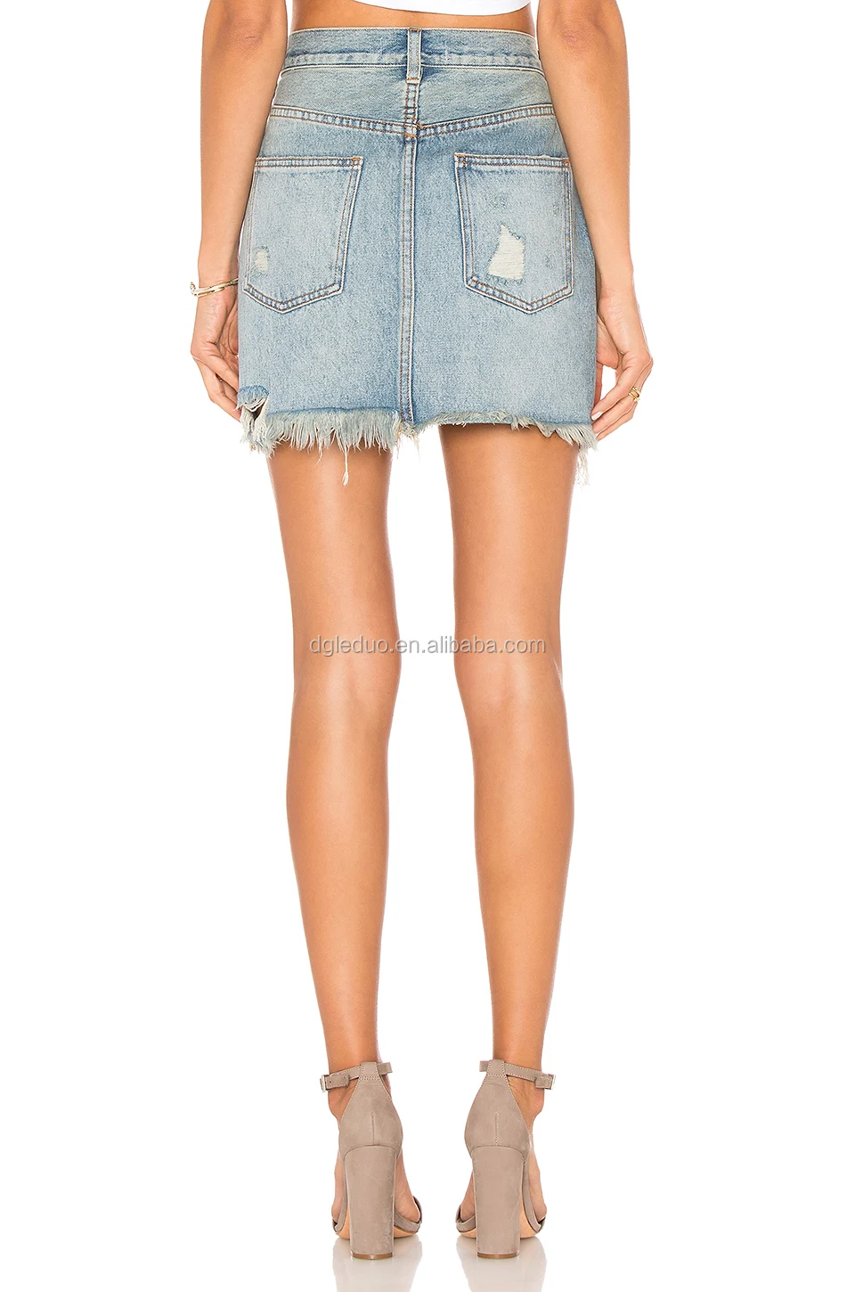 Custom Women Sexy Hot Mini Wrap Denim Jeans Skirt Buy Women Denim