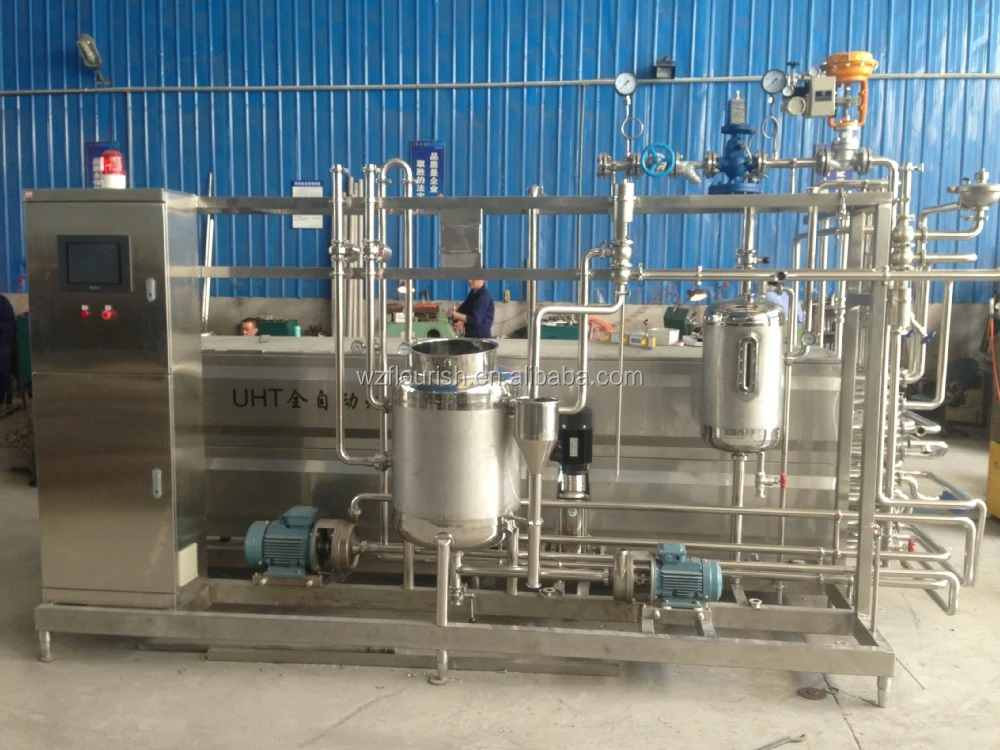 Stainless Steel UHT Tubular Type Sterilizer For Condensed Milk