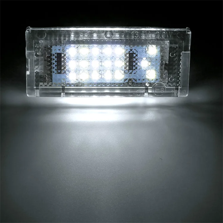 Emark Approved 18 Smd Led Rear Led Number Plate Light For Bmw E46 4d
