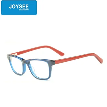 bright blue eyeglass frames