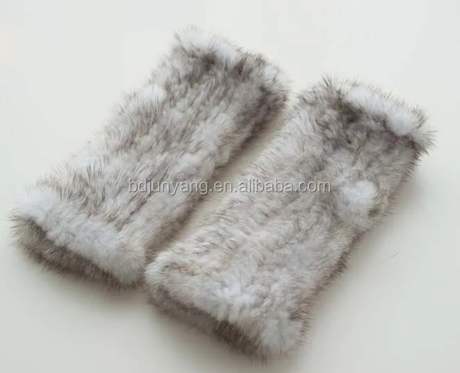 fur massage gloves