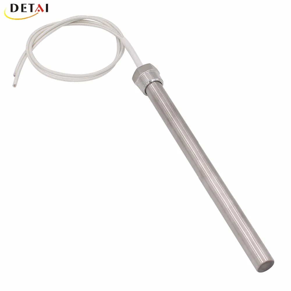 12v 100w 8x100mm Stainless Steel Tubular Electric Cartridge Heater For Injection Molding Machine