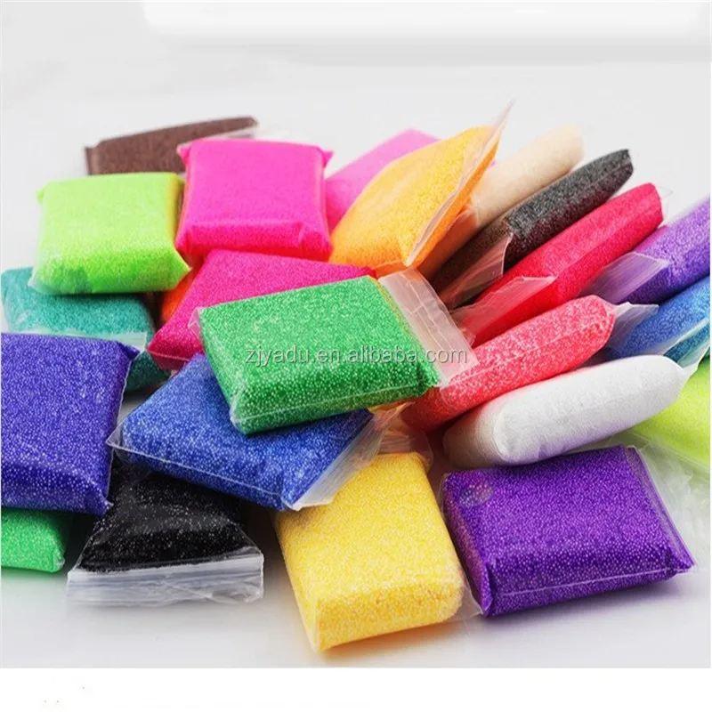 Promotion Diy Kids Aquosity Foam Beads,Colorful Magic Foam Putty