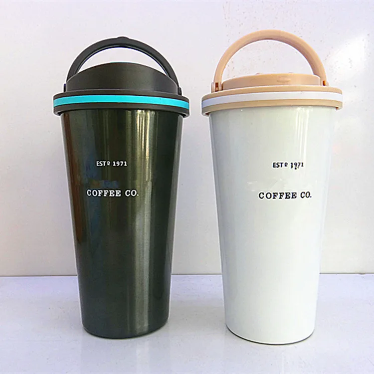 Boca ancha 18/8 Acero inoxidable Starbucks café termo