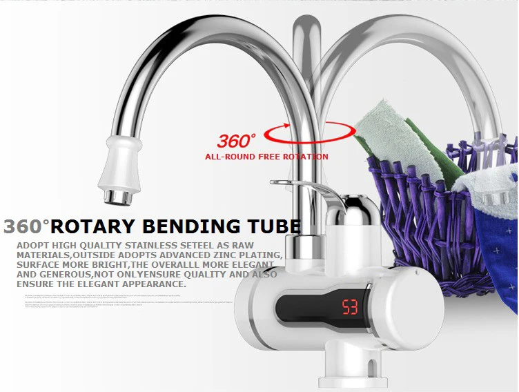 electric shower instant water heater tap