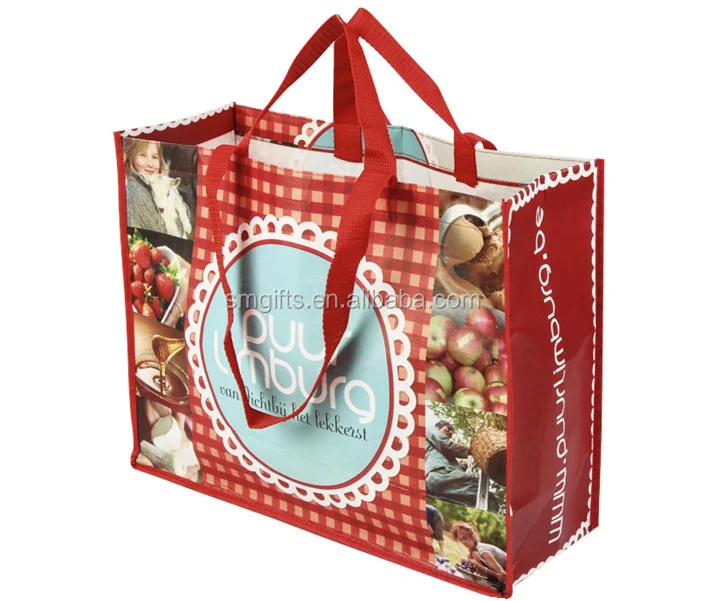 Fashion Design With Custom Logo Lululemon Shopping Bag Fabric Free