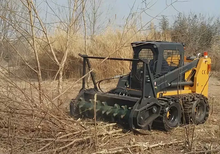 Hcn 0513 Industrial Hydraulic Forest Flail Mulcher For Bobcat Skid