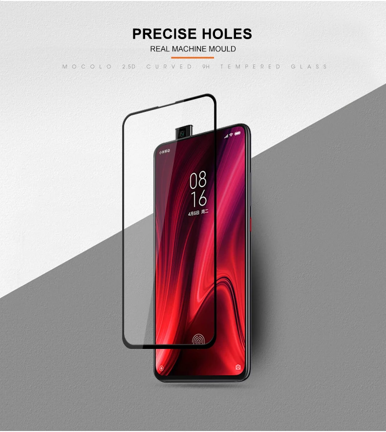 New Arrival Full Glue Tempered Glass Screen Protector For Xiaomi Redmi K20/K20 Pro