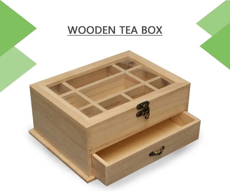 Wooden Tea Spice Storage Box Chest Black Fancy Cup Product On Alibaba Com
