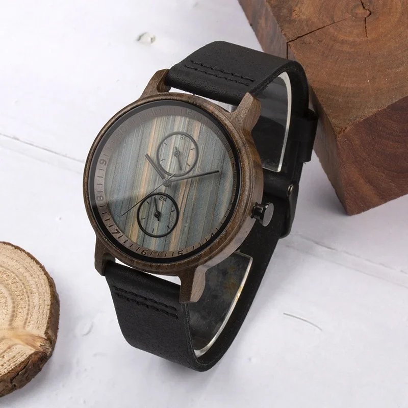 Unisex Vintage Custom Logo Wholesale  Men S Wood  Watches  