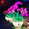 Traditional Chinese Vase Lantern For Spring Chinese New Year With Steel Skeleton