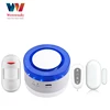 Tuya Wireless WIFI Remote Control 120db Smart Home Siren Alarm System for Smoke and Gas Detectors , Work with google home, Alexa