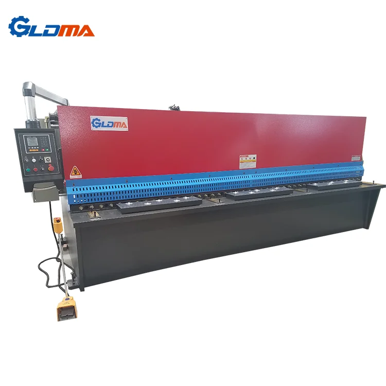 CNC plate mini hydraulic swing beam shearing machine