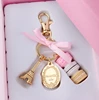 Fashion key ring boutique in Paris, France Eiffel Tower cake influx of goods Macaron Keychain