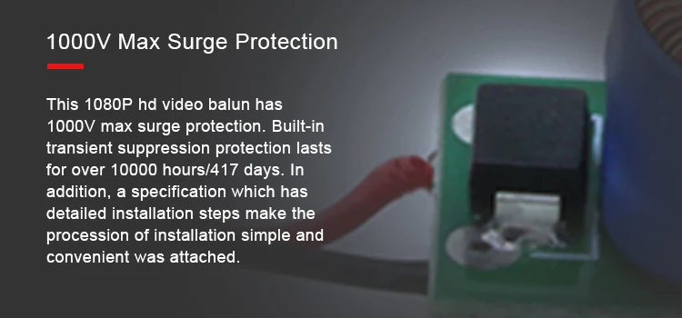 1080p Prices With Power Coax 4MP 3MP CVI TVI to RJ45 IP Converter 5MP 8MP UTP CAT5 DC BNC Male HD Passive 4K PV CCTV Video Balun