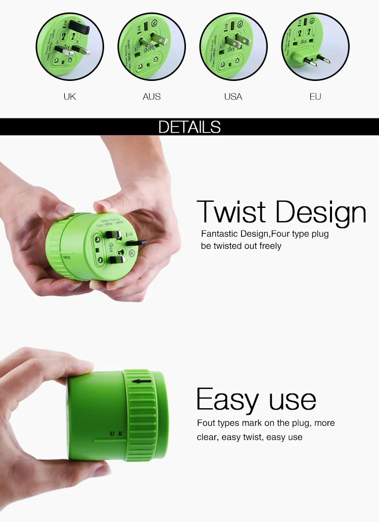 Best Selling High Quality Applied Female To Male 220v To 110v Plug