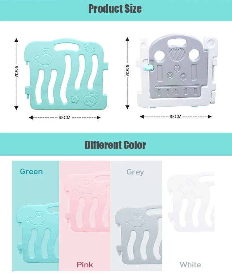 Quality Baby HDPE Plastic Playpen & Playyard for Bedroom and Living Room 0-8 Years supplier