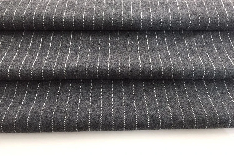 stripe flannel fabric