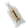 Reusable pvc plastic wine bubble skin bag for wine bottle protector