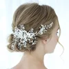 Stunning Headpiece Crystal Floral Charm Hair Accessories Women Wedding Jewelry Bridal Hair Comb