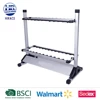 Easy assembly light weight horizontal fishing rod rack
