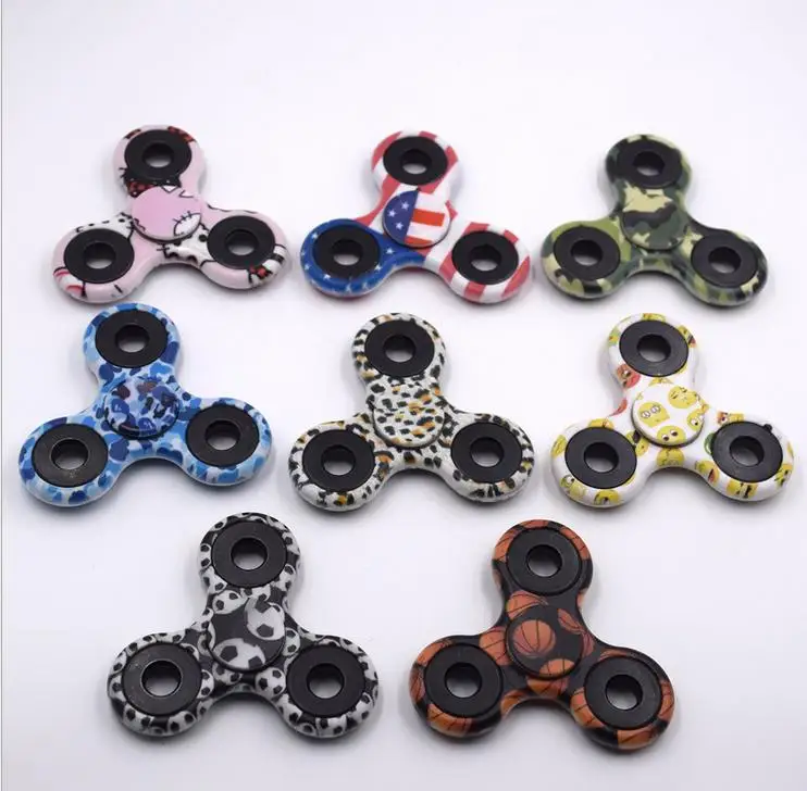 Bonne Qualit&eacute; Color&eacute; D'impression De Transfert De L'eau Fidget Spinner Couleur Impression Main Spinner