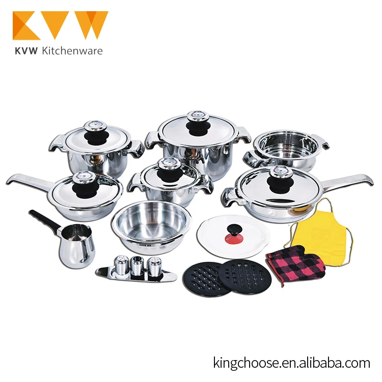China Supplier 12pcs Stainless Steel Amc Set Of Cookware Price Buy