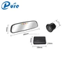Car Parking Sensor with Buzzer Alarm LED Parking Digital Display Parking System Reverse Radar with Rearview Mirror