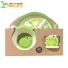 Handmade Natural Solid Multicolored Bamboo Fibre Tableware