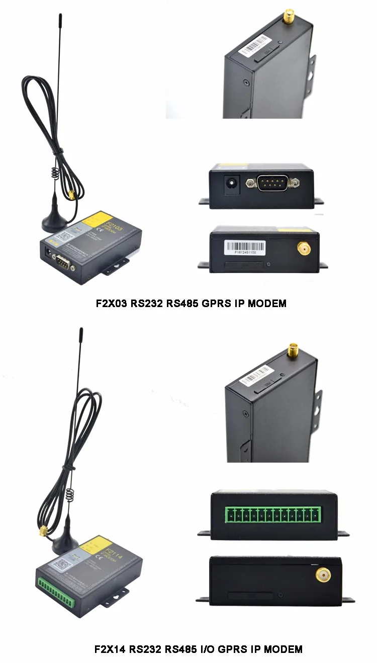 Industrial Gprs Modem With Io Rs232 Rs485 For Scada Shield Arduino Gsm ...