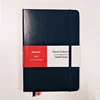 2019 A5 Diary PU Leather Cover dotted / dot grid two ribbons book markers Notebook agenda planner with Elastic Band
