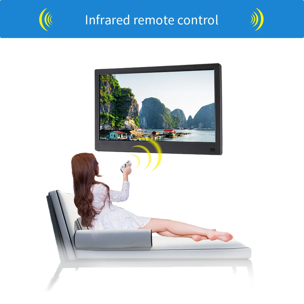 17 inch IPS panel HD video digital photo frame loop video picture digital album support 1080P 1920X1080