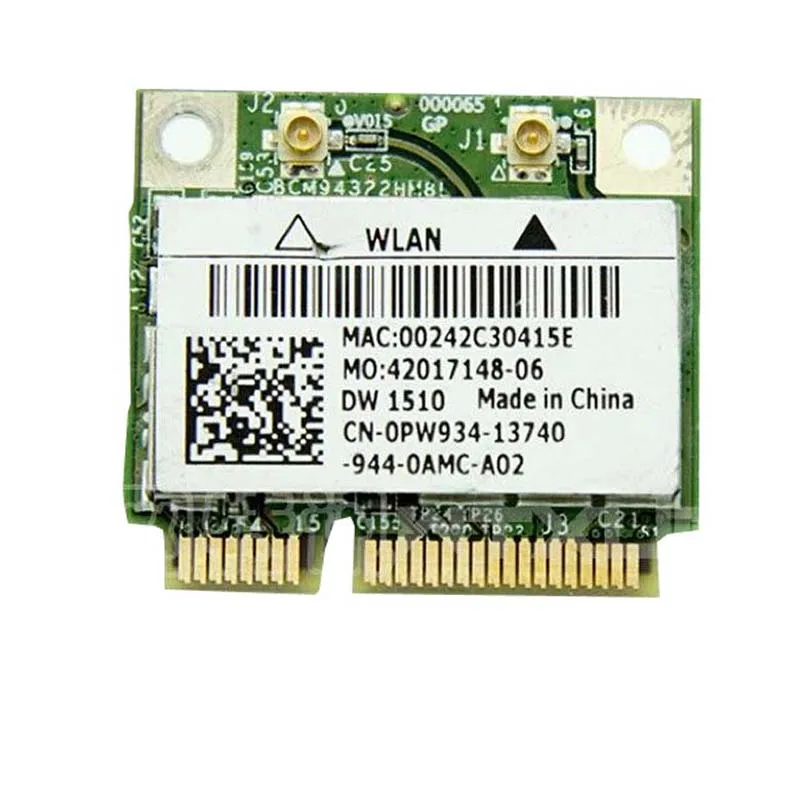 Broadcom BCM94322HM8L Dual band 300 Mbps Wireless-n 802.11a/b/g/n Wifi Half ukuran Mini PCI-E Kartu 300 M Laptop Jaringan WLAN Adapter