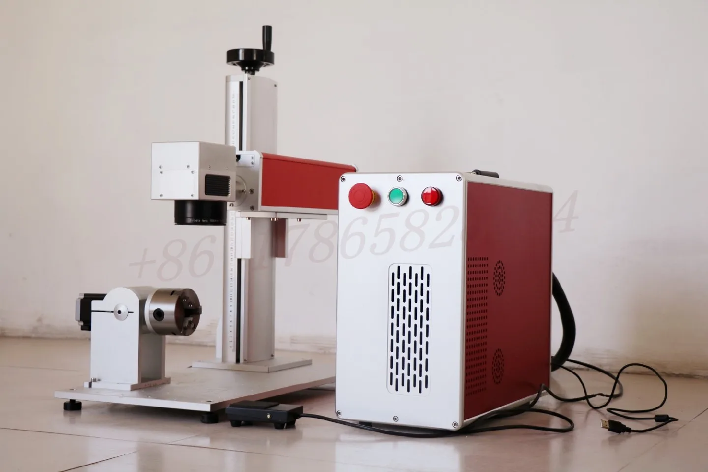 Homemade Portable Diode Pumped Laser Marking Machine For Pvc Pipes