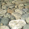 Gabion frames metal wire cage rock netting retaining wall