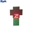 text message outdoor P6mm advertising digital double-side pharmacy cross led sign