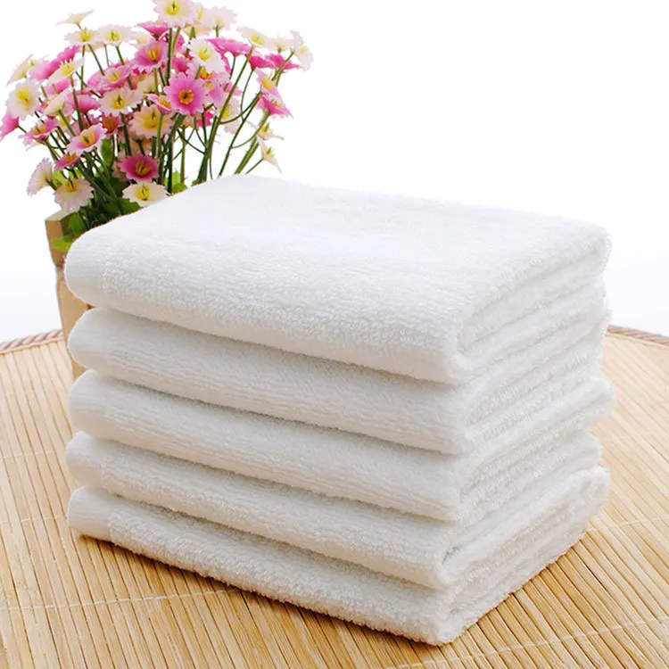 50g Small Square Towel,Pure Cotton Square Wipe Towel,30 * 30ktv White ...