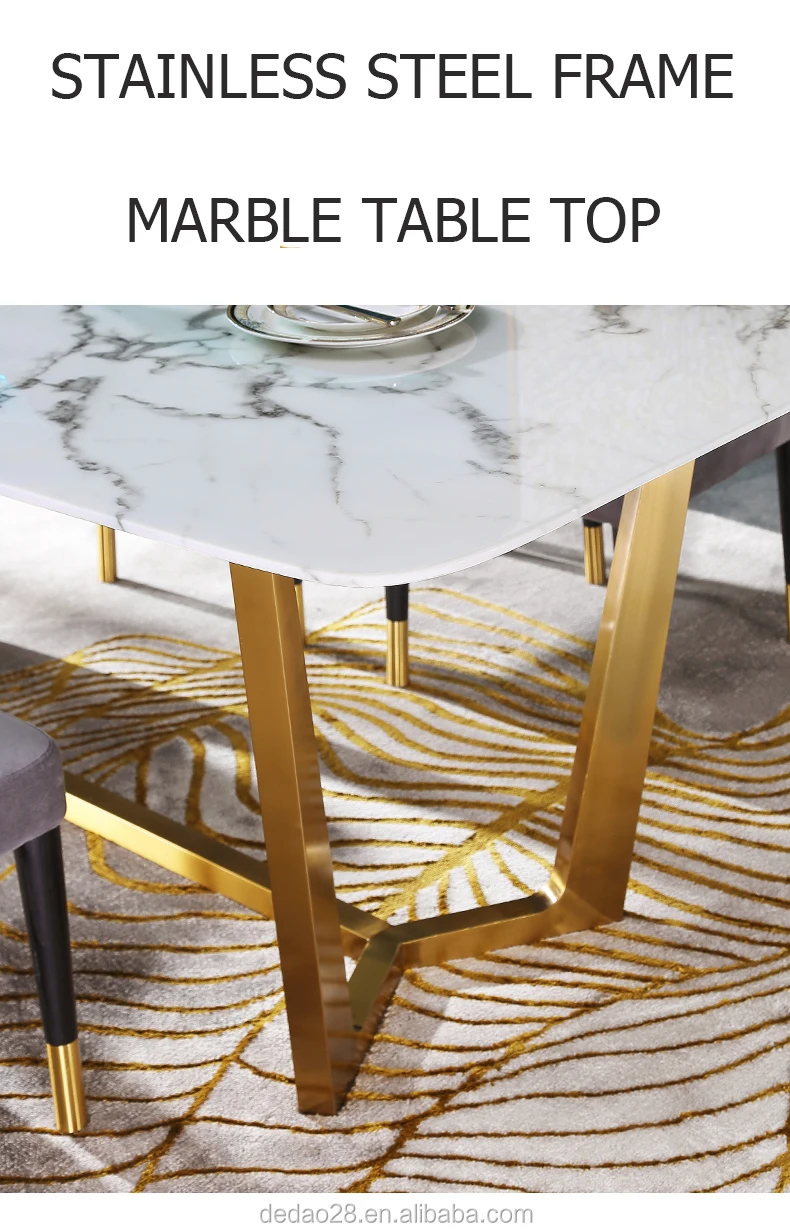 modern Style marble Table and Chairs Sets for 4/6/8 /10 Persons