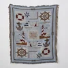 RAWHOUSE woven throw blanket custom