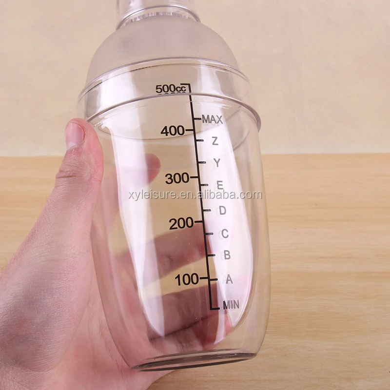 530ml Plastic Cocktail Shaker Cup 530cc Bar Shaker Buy Cocktail