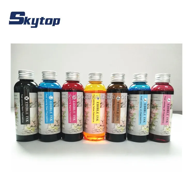 Edible Ink Cake Ink For Wafer Paper Sugar Paper Icing Sheet Printing