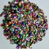 Hot sale round shape colorful pet loose paillette pet sequins for garment decoration